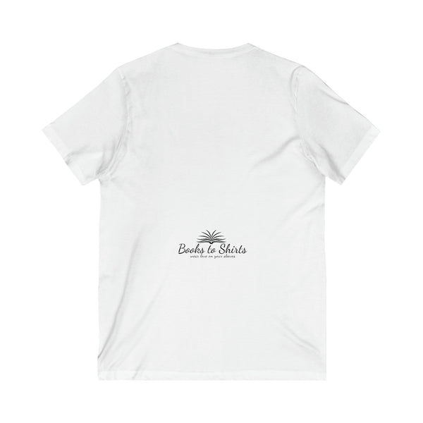 Unisex Jersey Short Sleeve V-Neck Tee