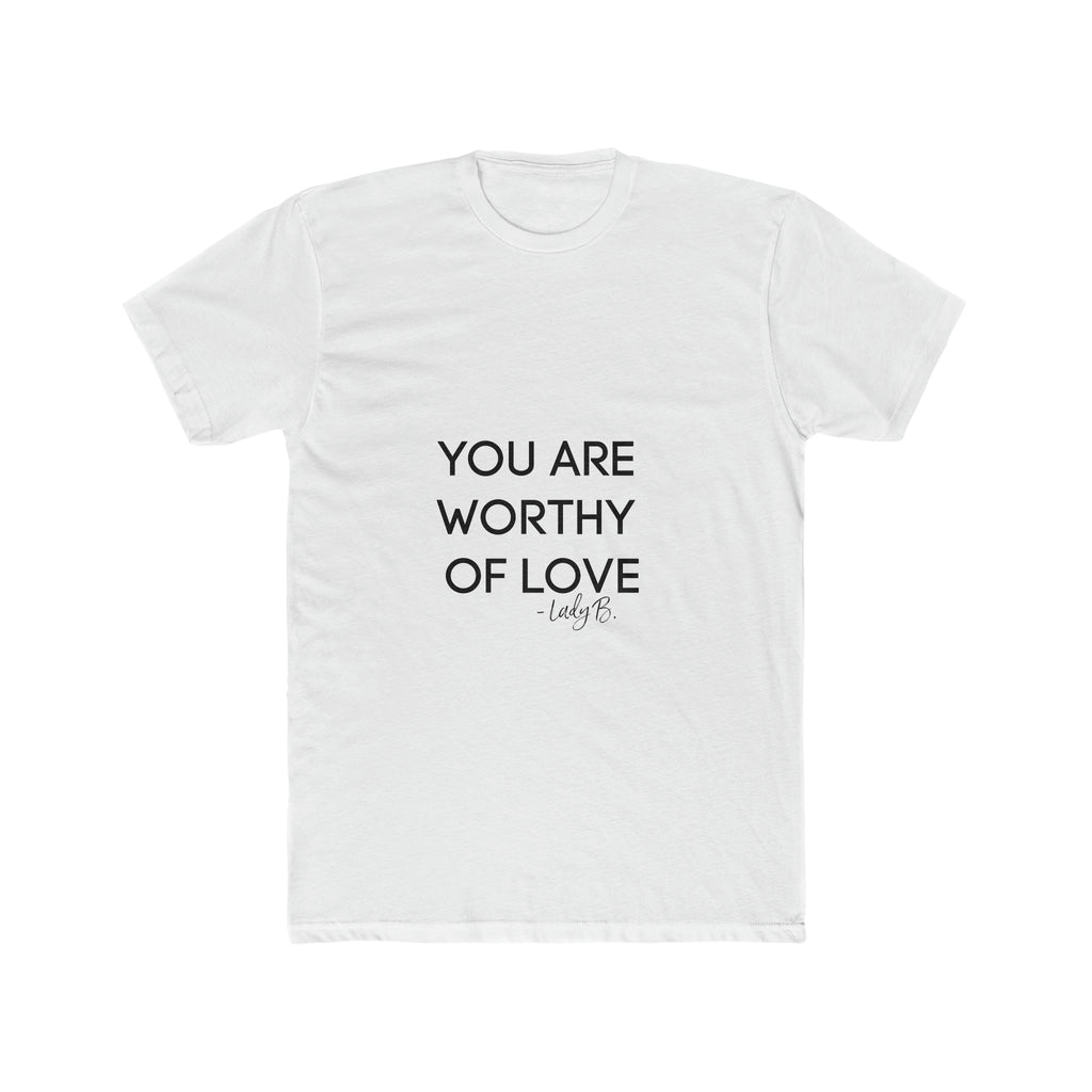 You Are Worthy - Men's Cotton Crew Tee