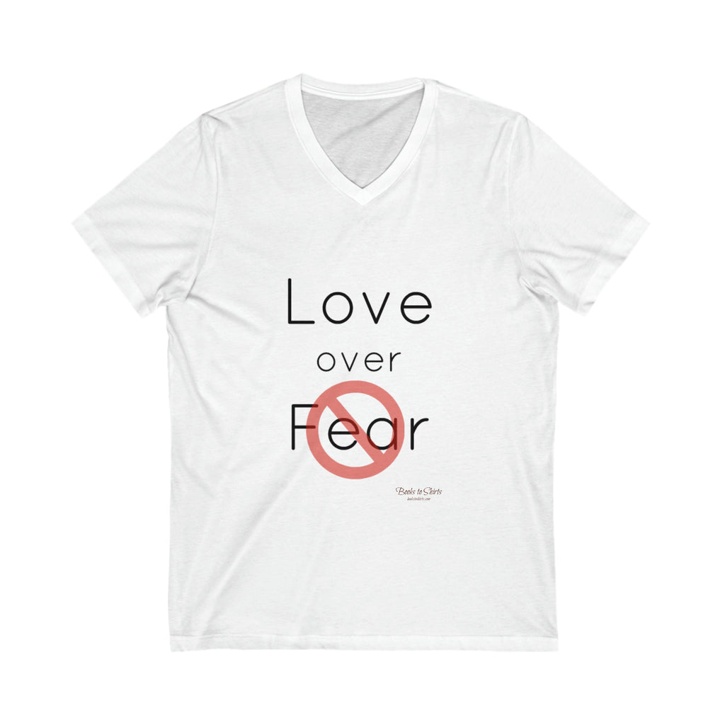 Unisex Jersey Short Sleeve V-Neck Tee