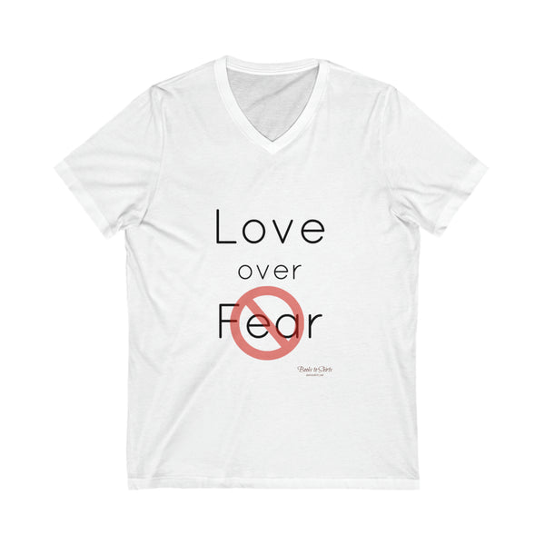 Unisex Jersey Short Sleeve V-Neck Tee