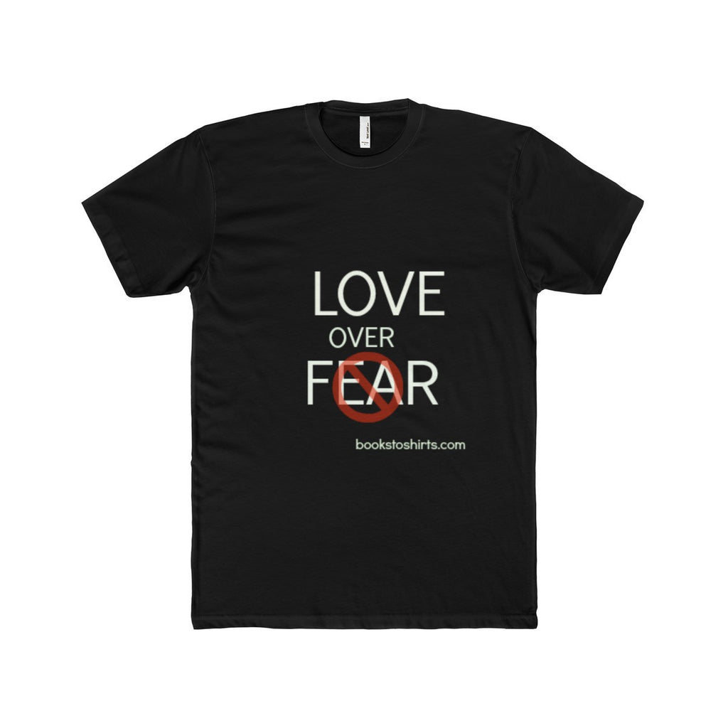 Men's Premium Fitted Short-Sleeve Crew Neck T-Shirt - Books to Shirts